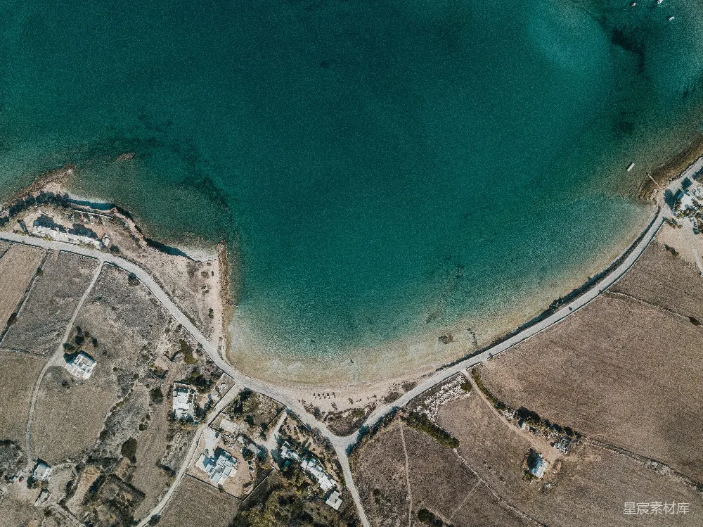 高清摄影  鸟瞰海岸
