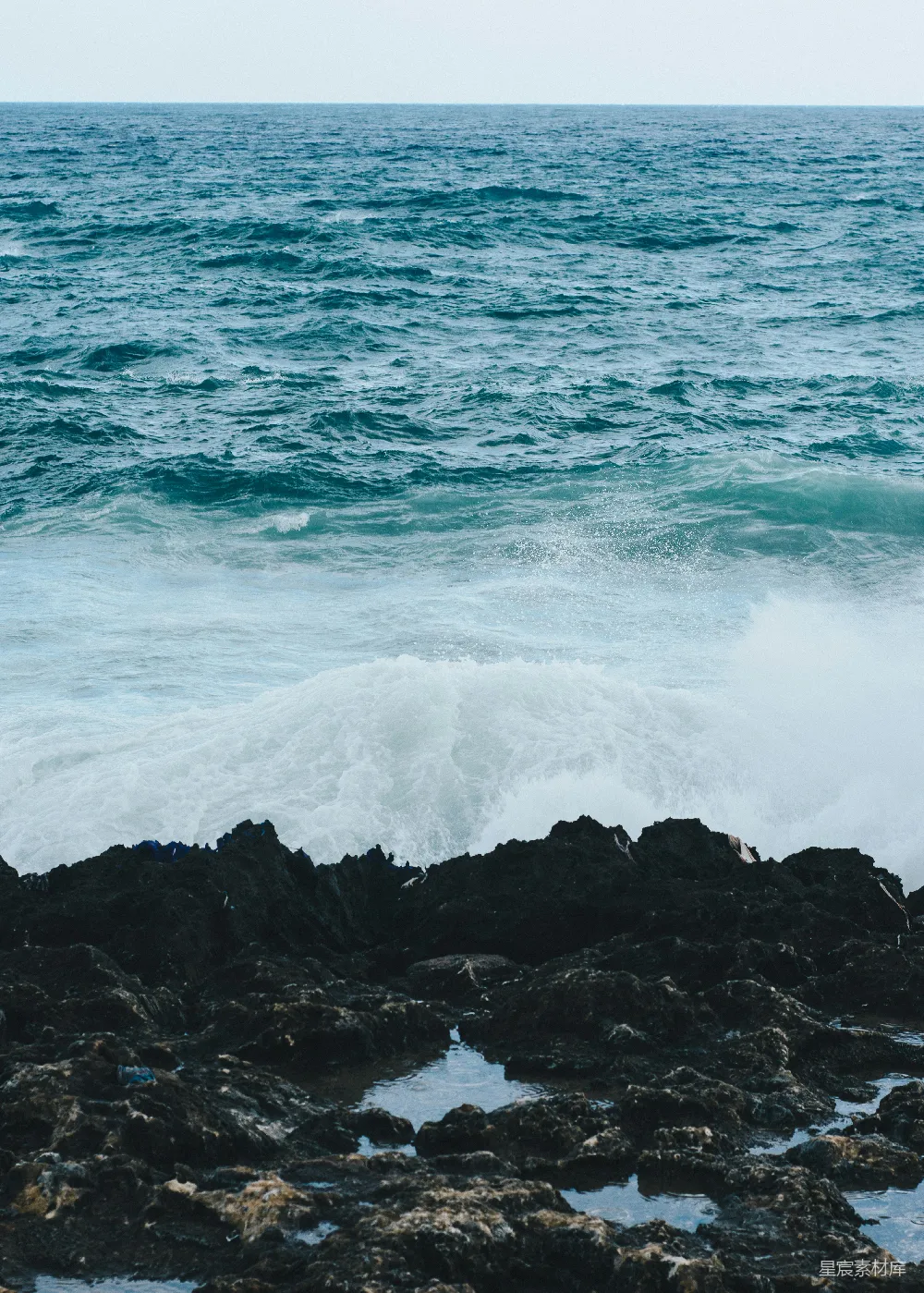 高清摄影  白天的海浪
