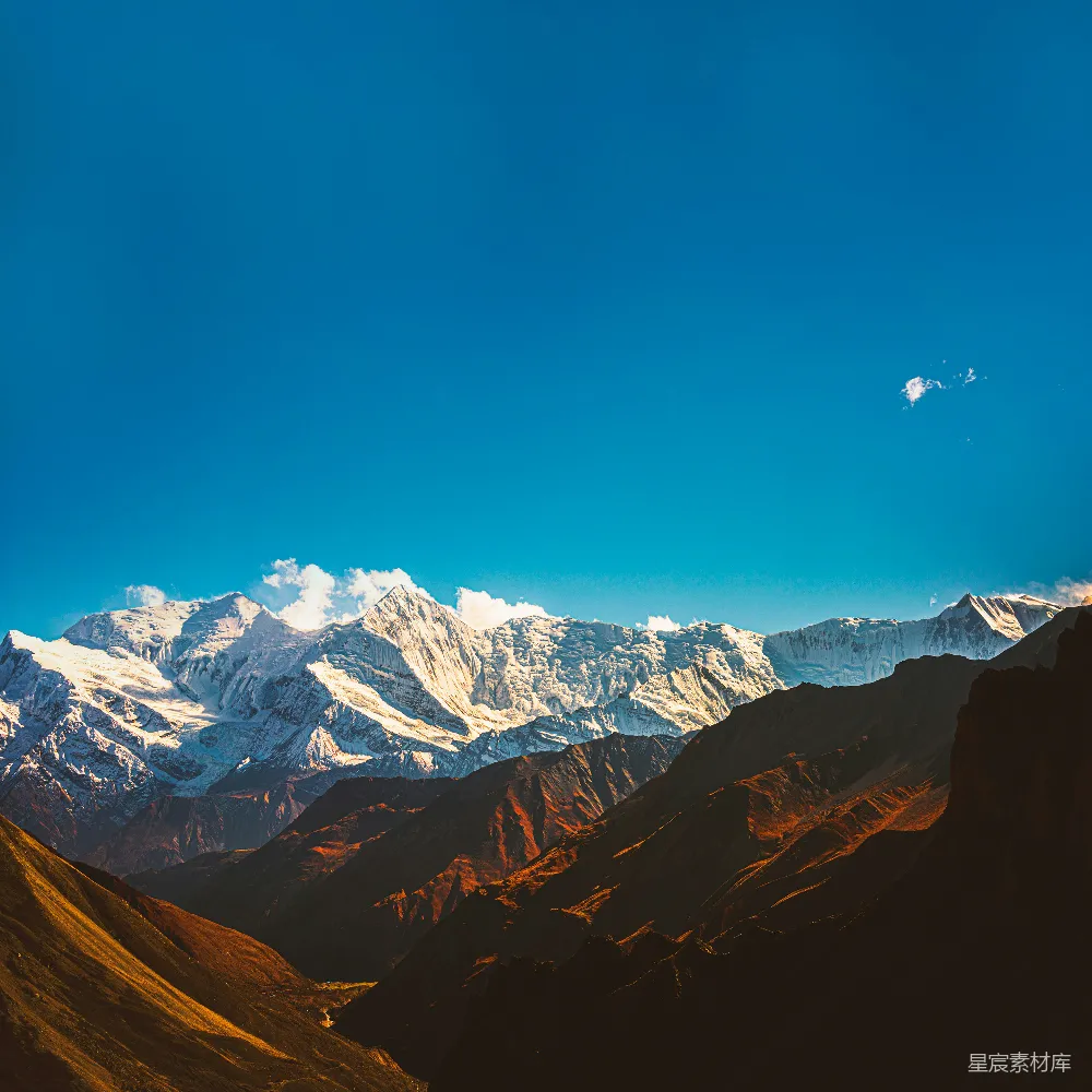 高清摄影  雪山