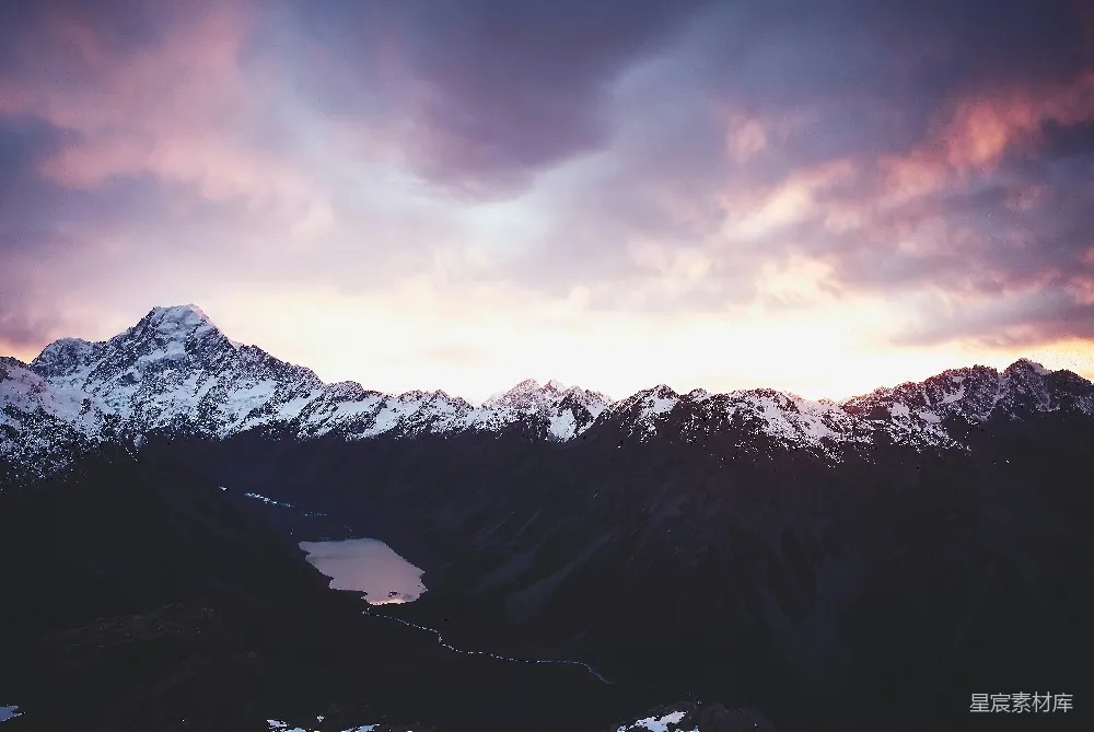 高清摄影  阿尔卑斯山的风景照