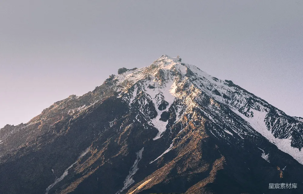 高清摄影  一座雪山