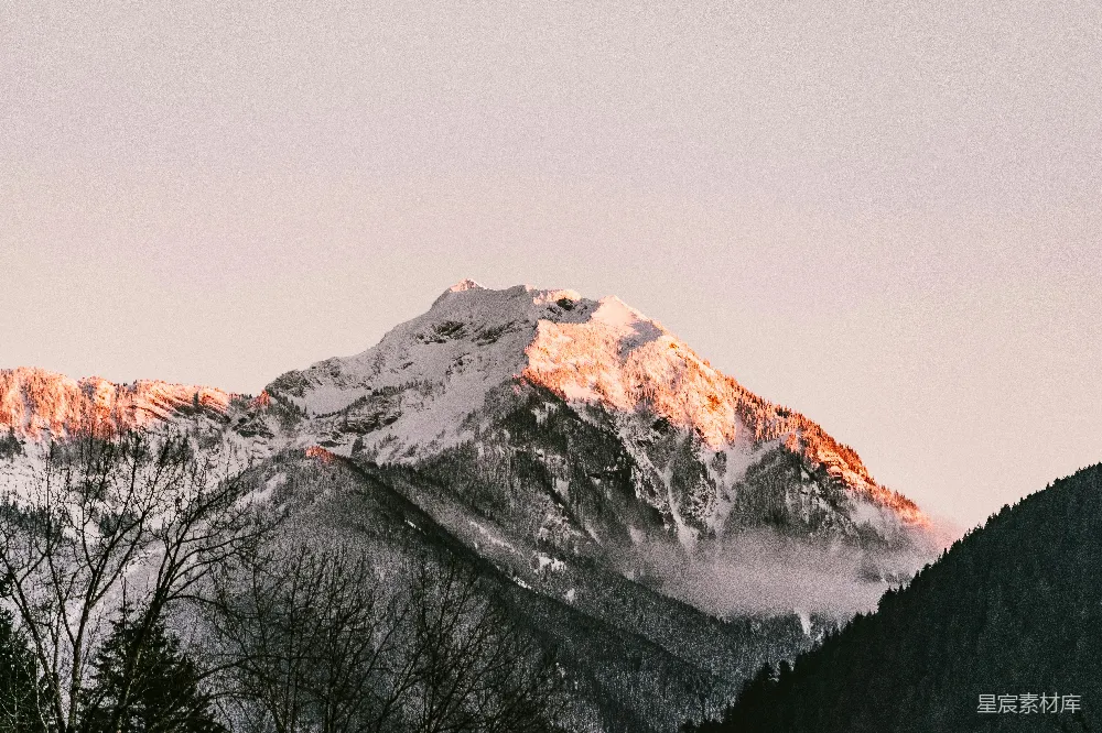 高清摄影  山和树