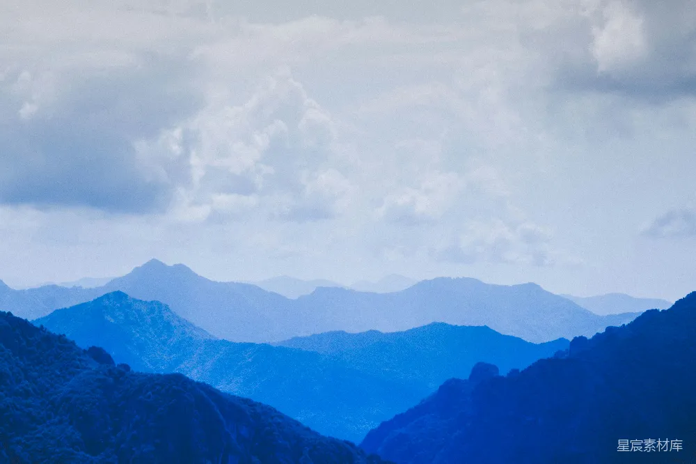 高清摄影  山峦和云雾