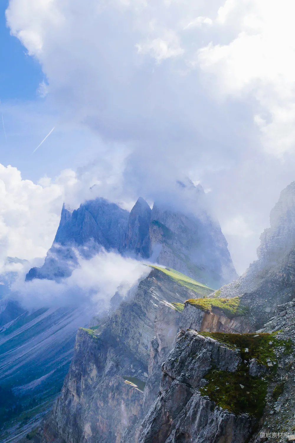 高清摄影  落基山脉在白天