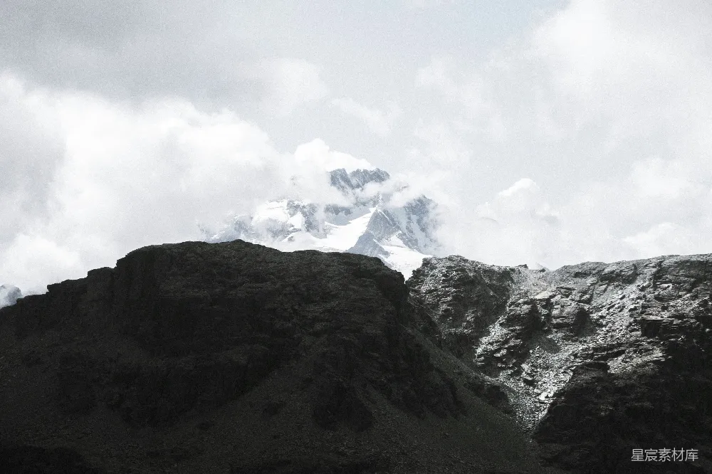 高清摄影  雪峰风景摄影
