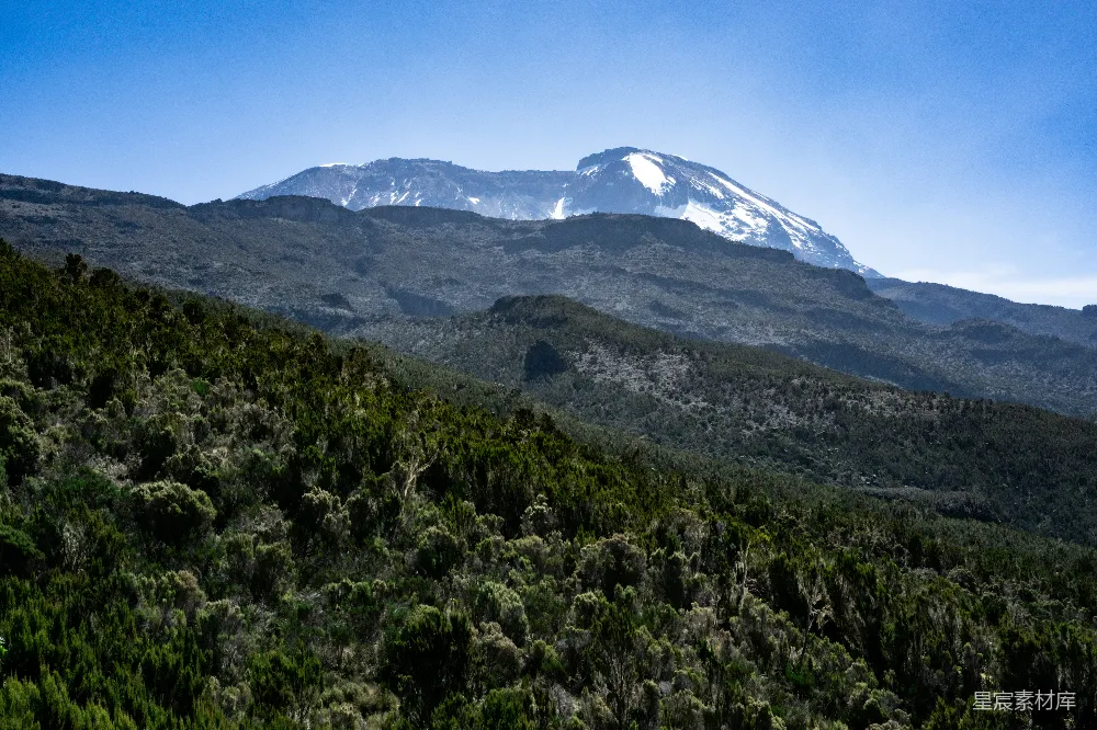 高清摄影  一座雪山
