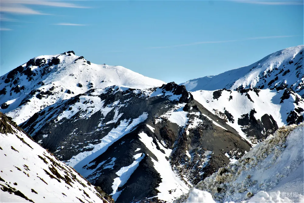 高清摄影  一座雪山