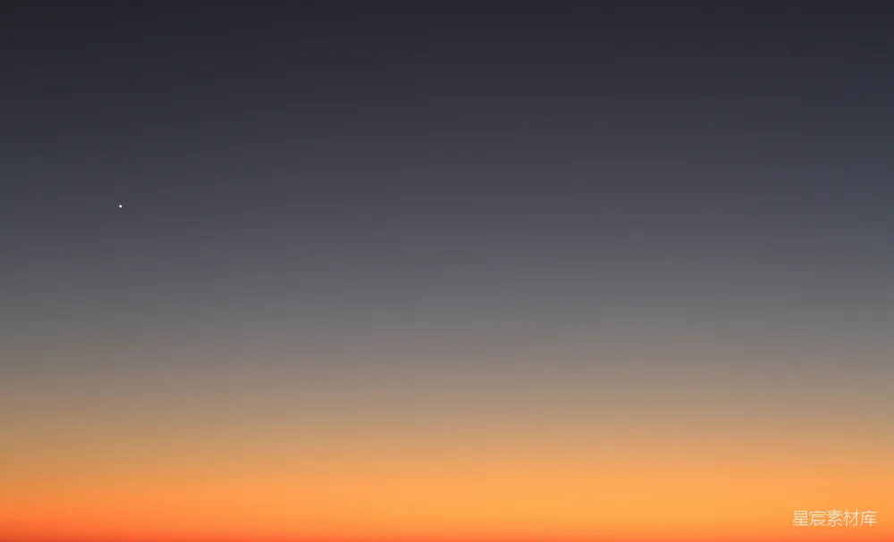 高清摄影 自然 夕阳西下，蓝天白云