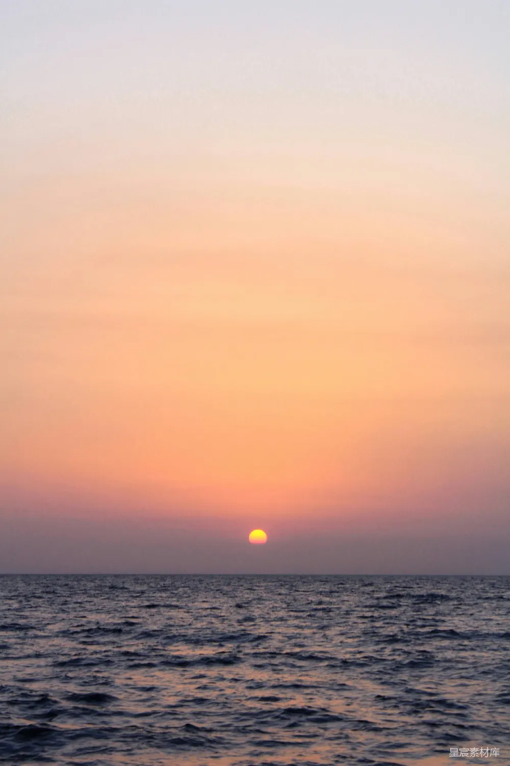 高清摄影  海上的日落