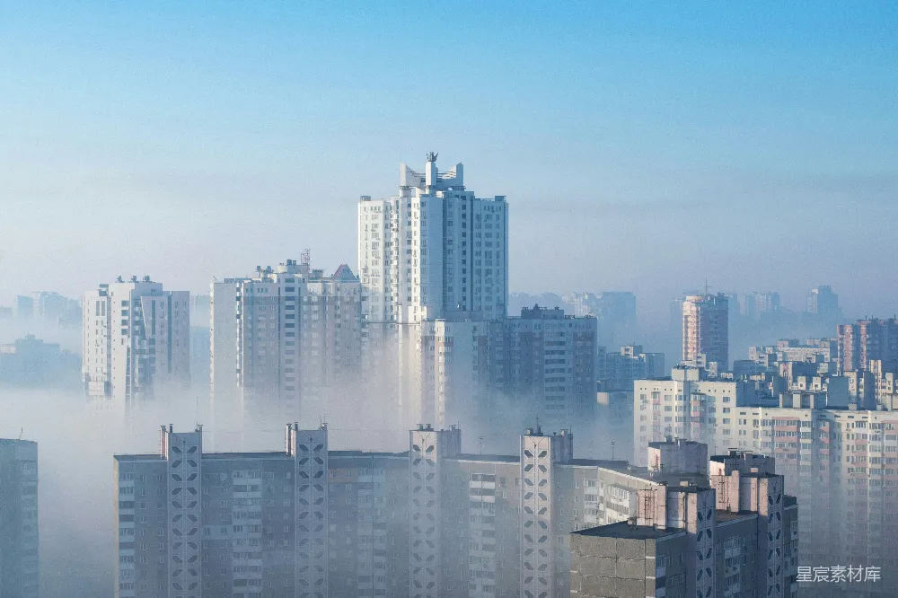 高清摄影  白色混凝土建筑