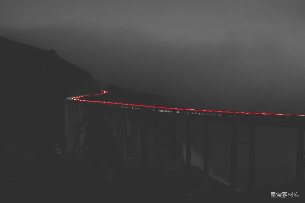 高清摄影  夜晚的桥