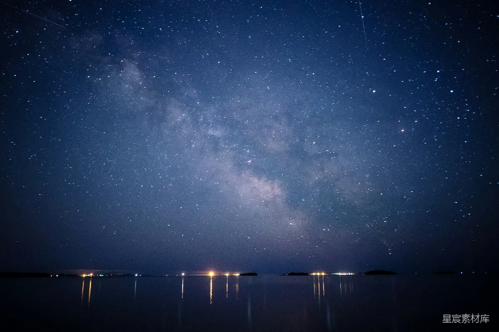 高清摄影  夜晚的水域
