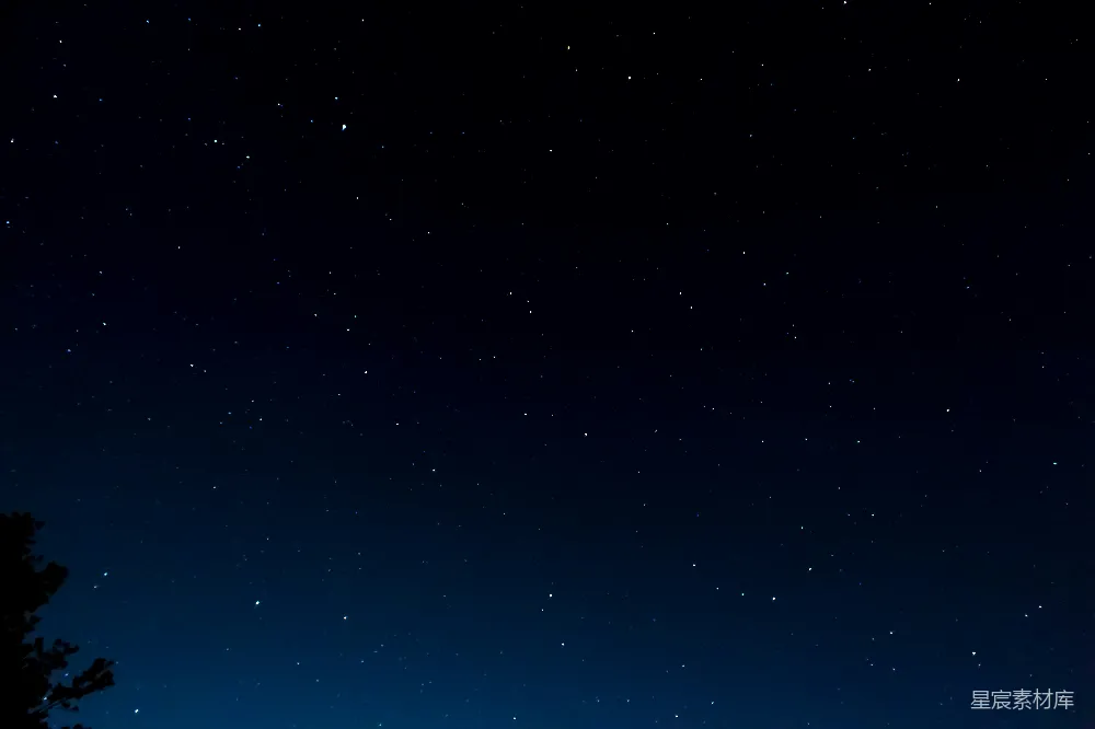 高清摄影  夜空中的星星景色