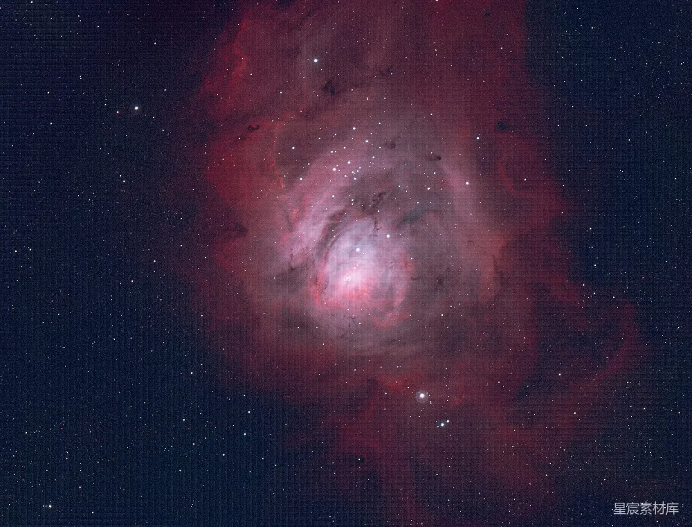 高清摄影  一颗非常大的星星在夜空中