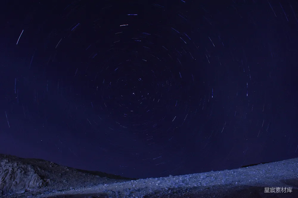 高清摄影  星星的延时摄影