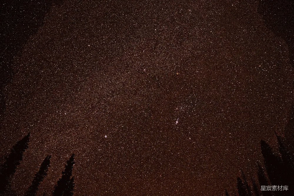 高清摄影  夜空中闪烁的星星