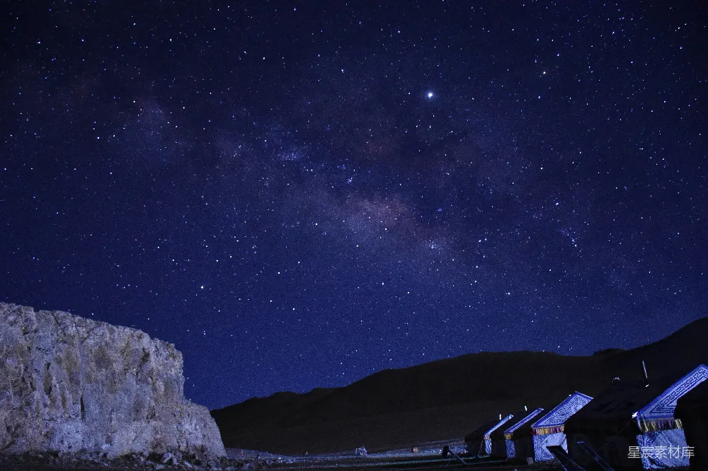 高清摄影  夜间形成的岩石结构