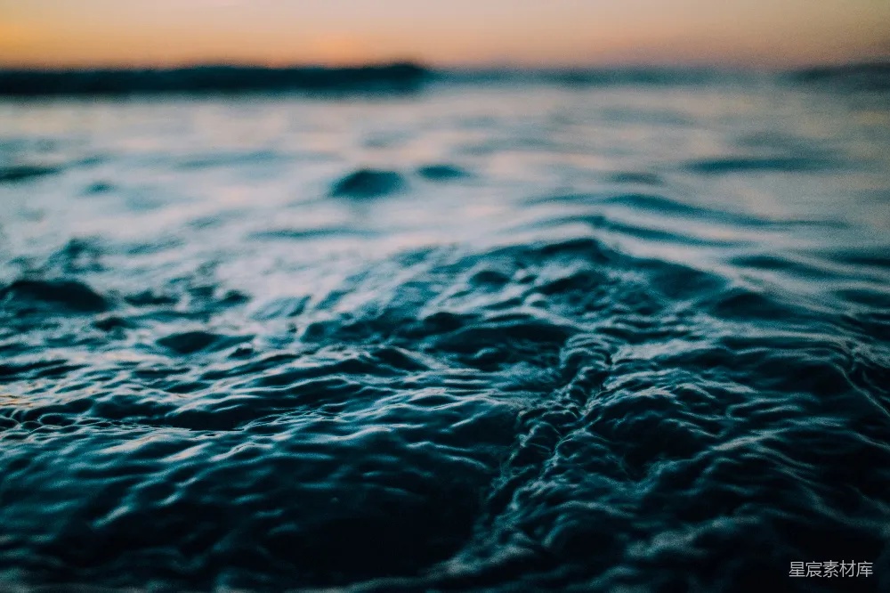 高清摄影  水波的浅景摄影