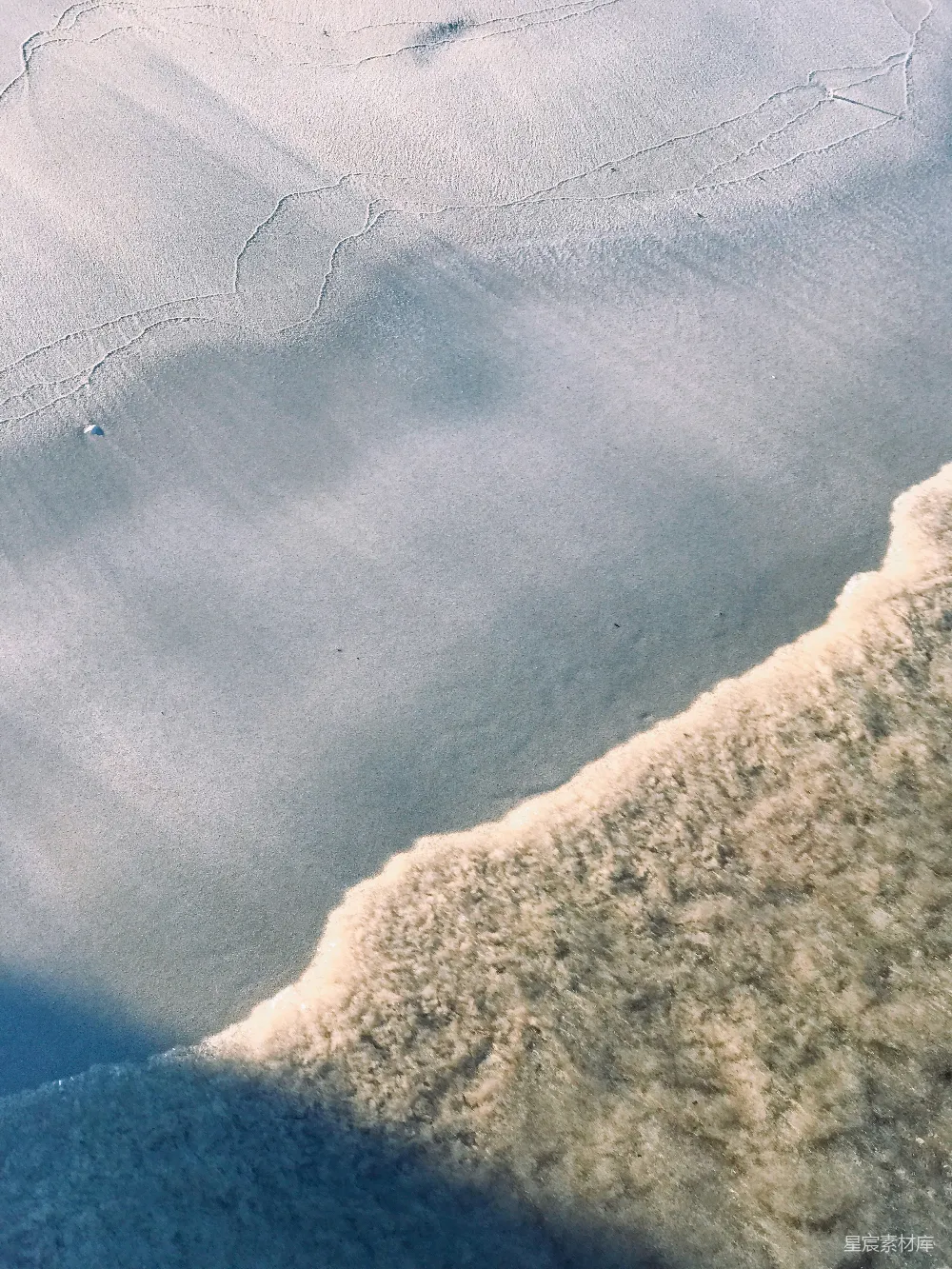 高清摄影  海洋波浪的空中俯瞰