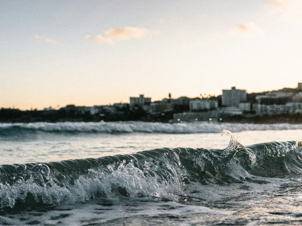 高清摄影  微距移轴镜头拍摄海浪