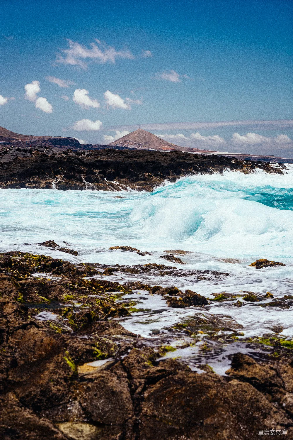 高清摄影 自然 岩石海滩