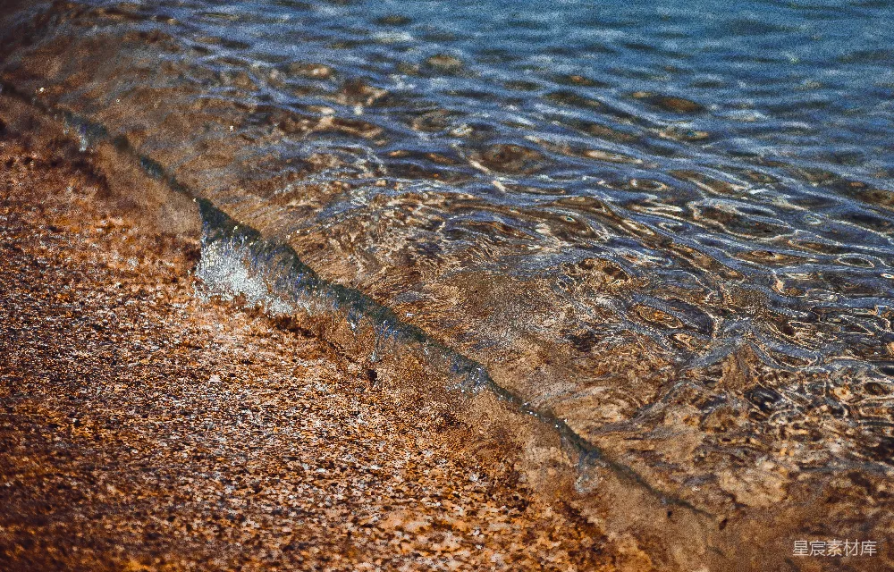 高清摄影  沙滩和海水的特写