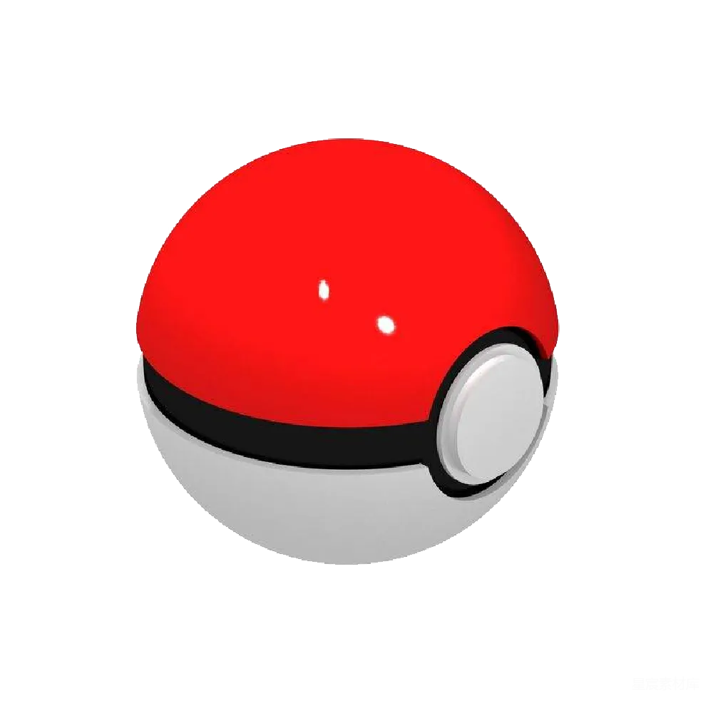 元素素材 poke球
