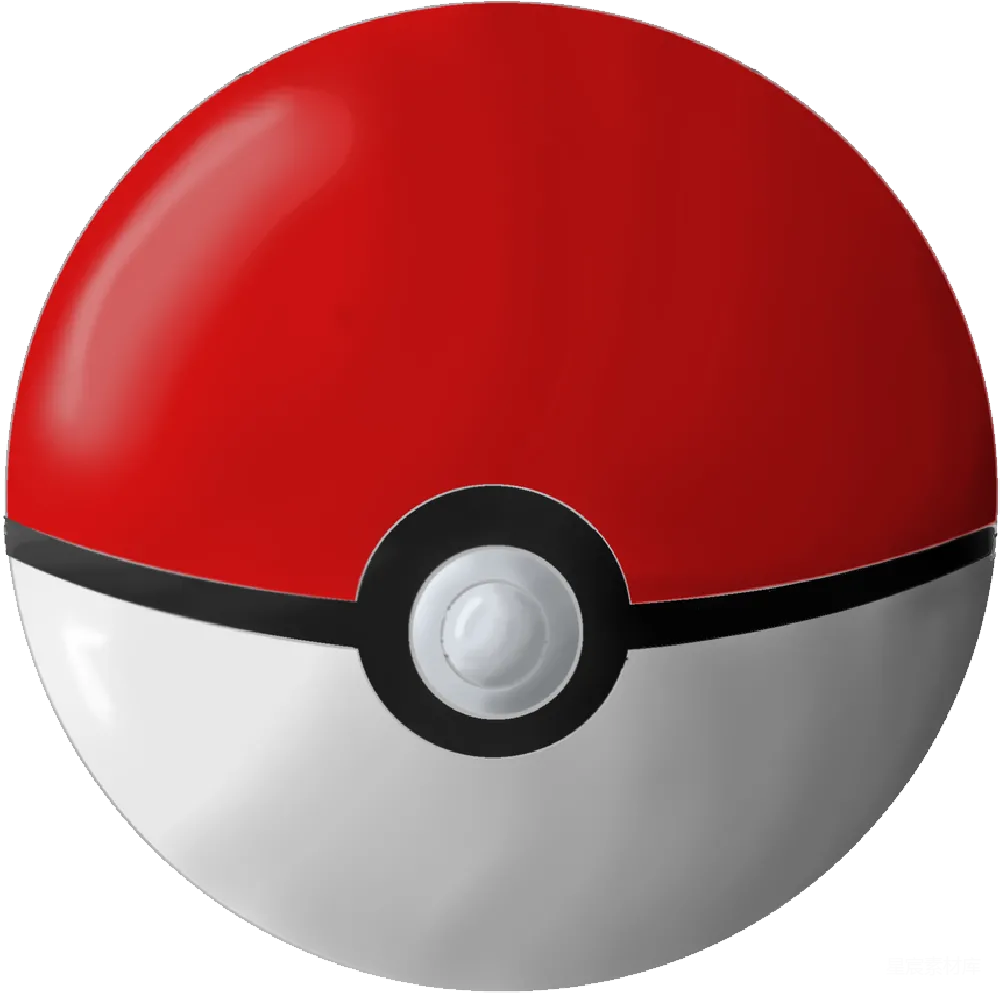 元素素材 poke球