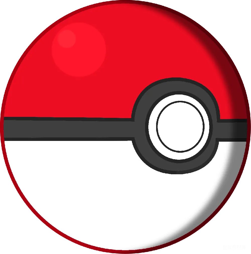 元素素材 poke球
