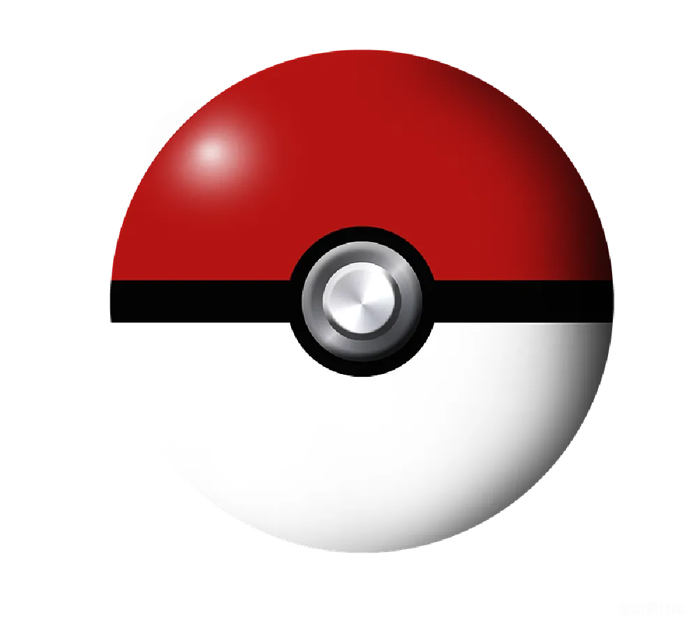元素素材 poke球