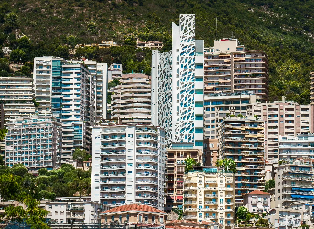 高清摄影  一座高楼林立的城市