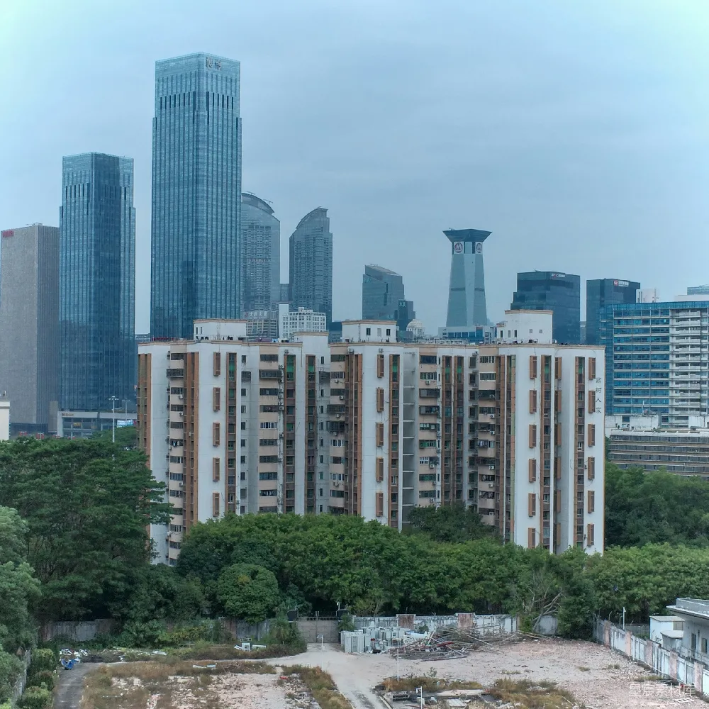 高清摄影  城市的高楼大厦和公寓楼群