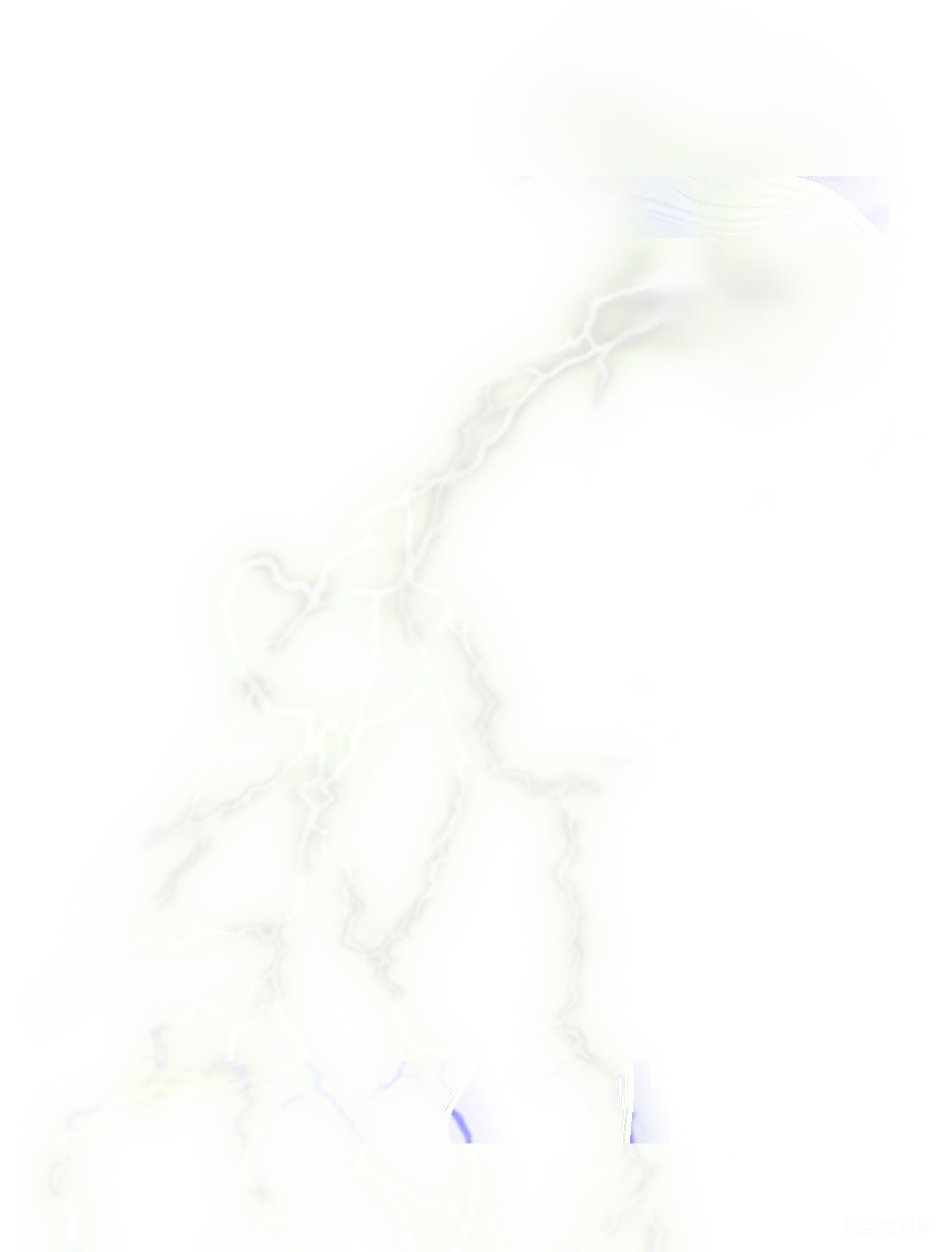 元素素材 闪电