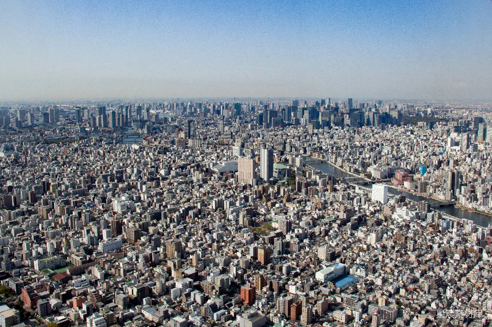 高清摄影  城市全景的俯瞰图（白天）