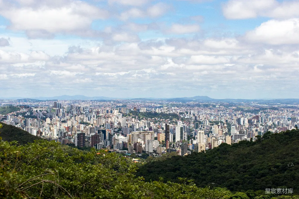 高清摄影  白天城市建筑物的空中俯瞰图
