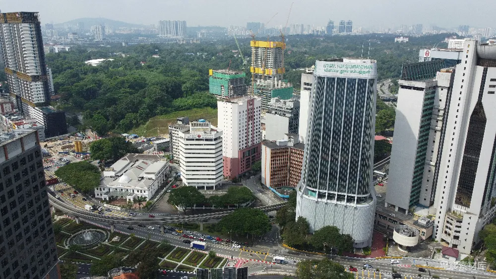 高清摄影  一座高楼林立的城市