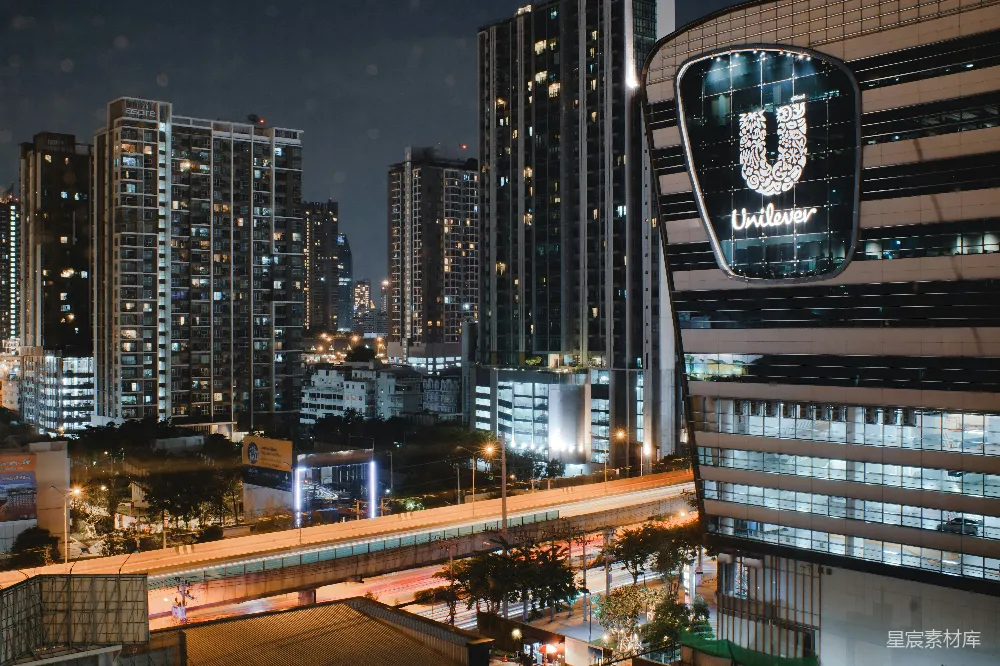 高清摄影  一座高楼林立的城市
