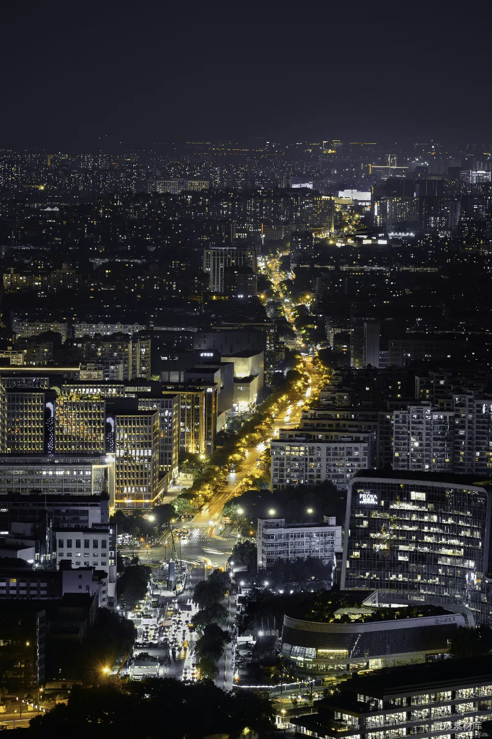 高清摄影  夜晚城市的夜景