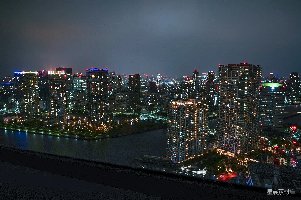 高清摄影 实验性 旅行 从建筑物顶部俯瞰夜晚的城市景色