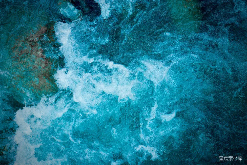 高清摄影  水体的俯瞰图