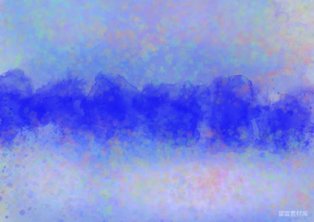 高清摄影  抽象的水彩画，带有蓝紫色调