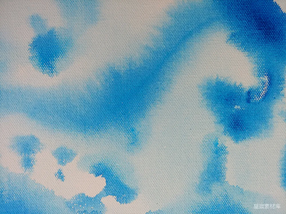 高清摄影  一幅画着蓝天白云的画