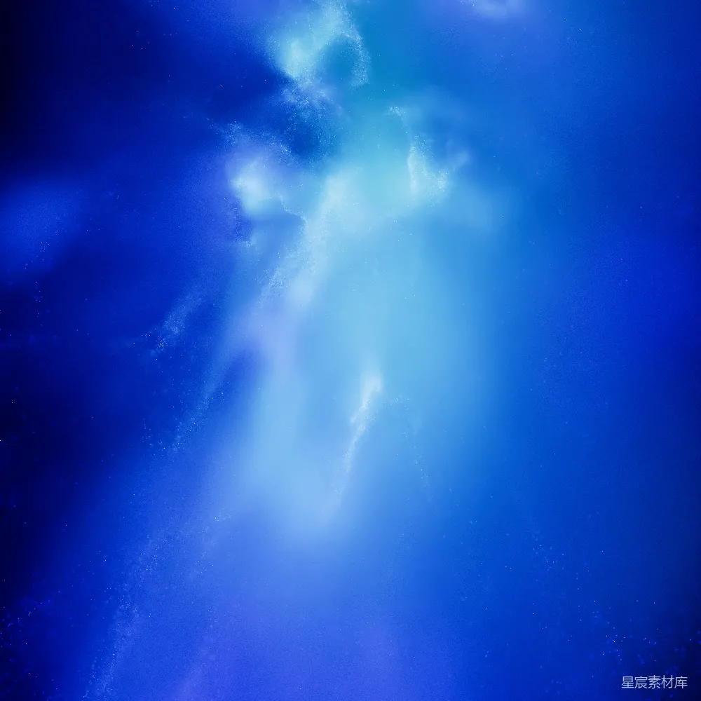 高清摄影  蓝色和白色的抽象背景，类似于一个星系。