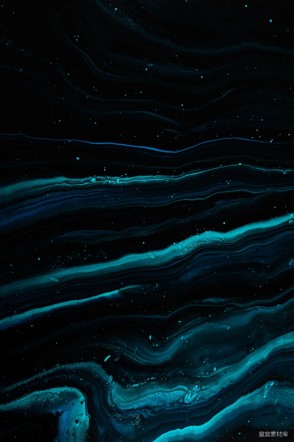 高清摄影  一幅夜空中的星星画作