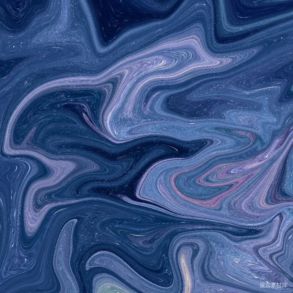 高清摄影  蓝紫色背景，带有旋涡和星星。