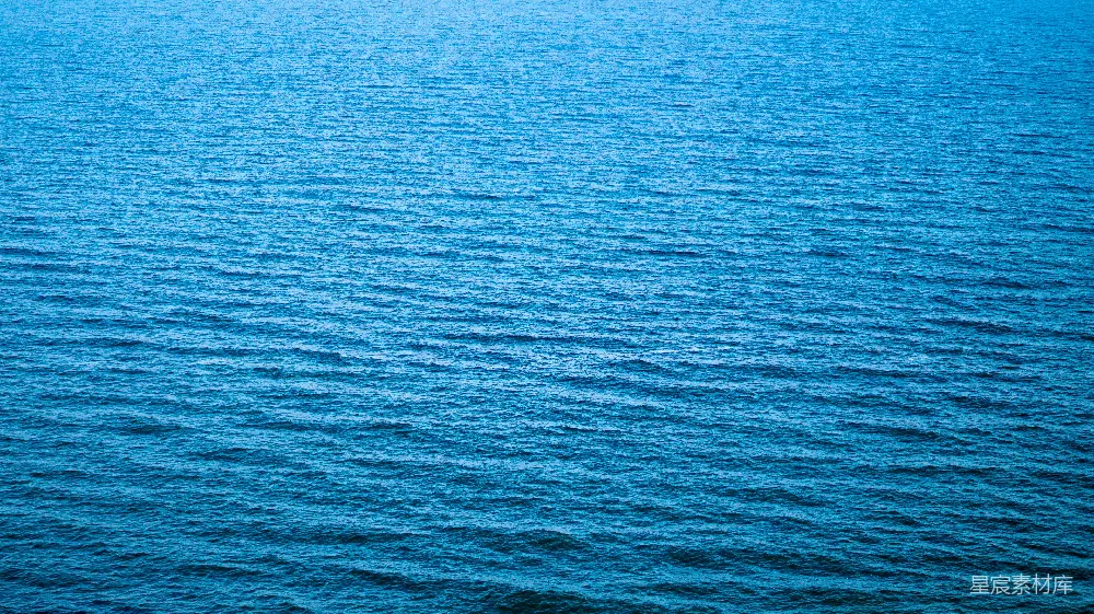 高清摄影  宁静的蓝色大海