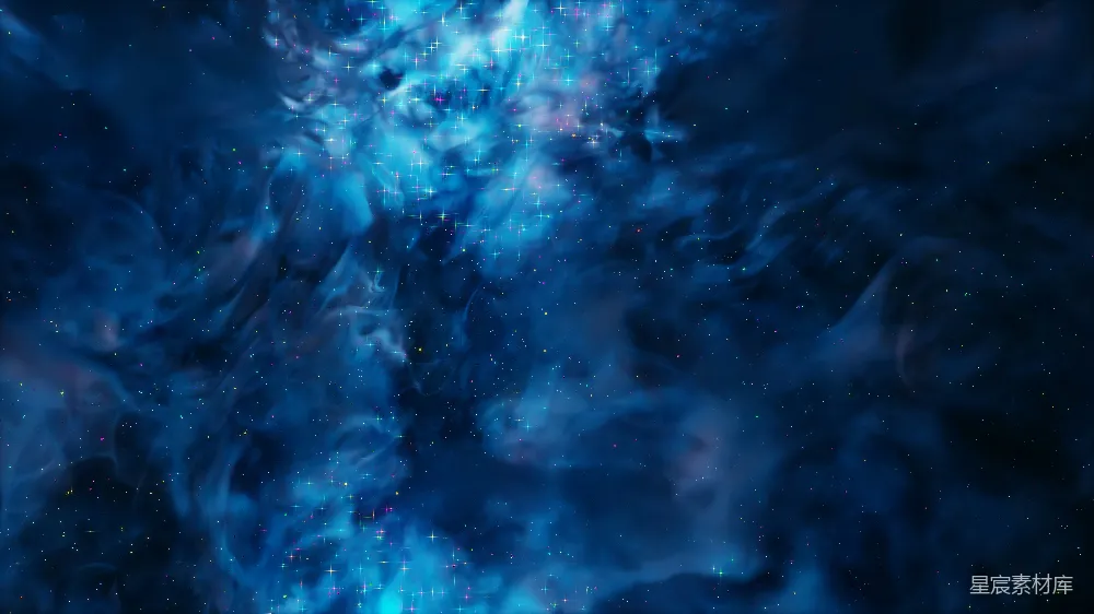 高清摄影 实验性 壁纸 一片蓝色和黑色的太空，充满了星星。