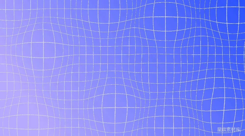 高清摄影  蓝紫渐变背景上的扭曲网格图案