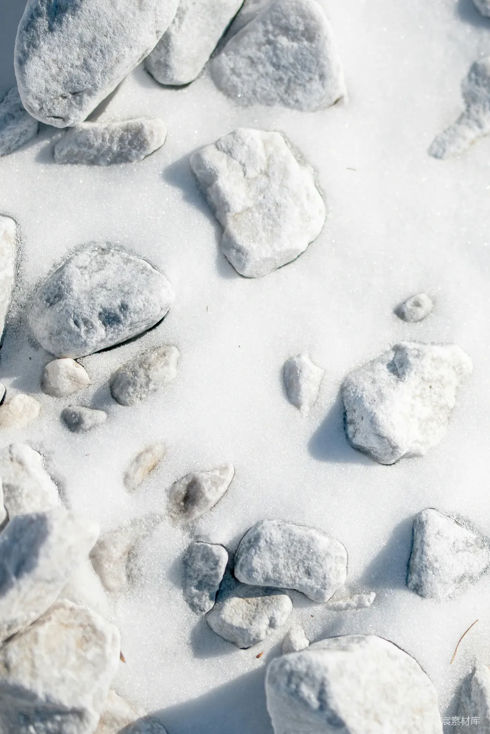 高清摄影 壁纸 自然 岩石和雪的特写照