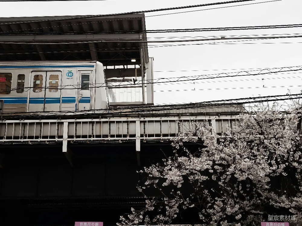 高清摄影  日本火车站的火车。